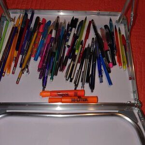 Assorted Writing Pens Pencils & Highlighters-ALL ARE WORKING .